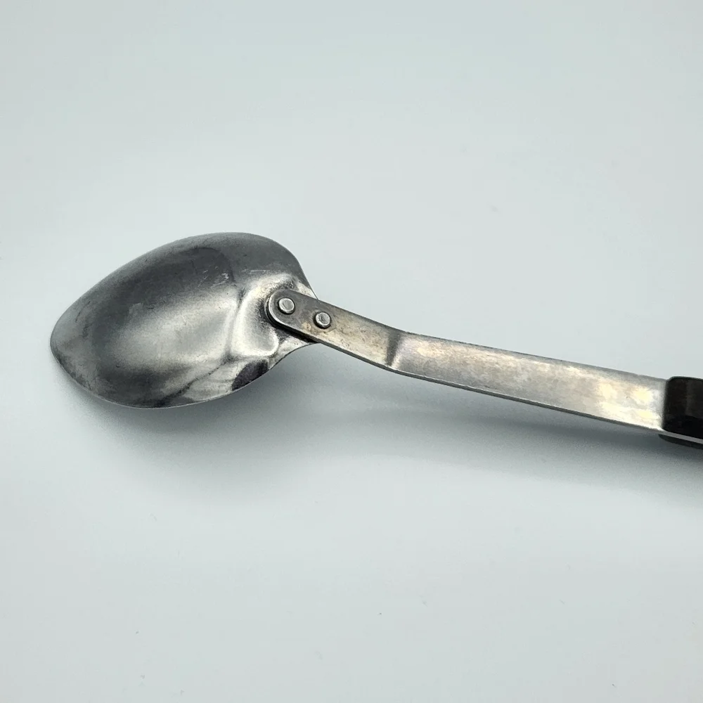 Vintage Flint Arrowhead Serving Spoon‎ Black Handle Made in USA